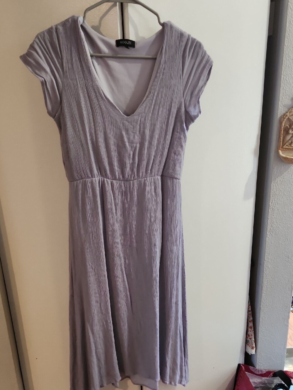 Roolee Pastel Lavender Dress - Light Lilac Sz S